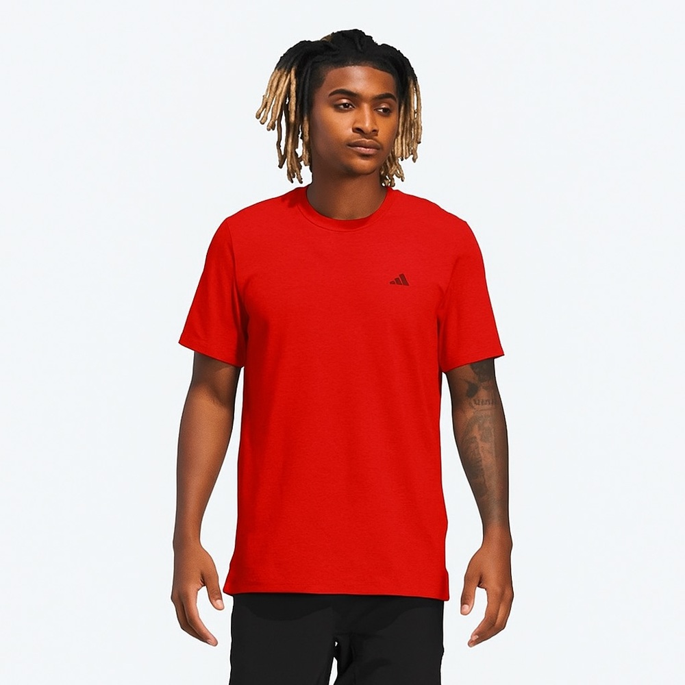 Adidas Aeroready Men's Large Moisture Wicking Red T-Shirt